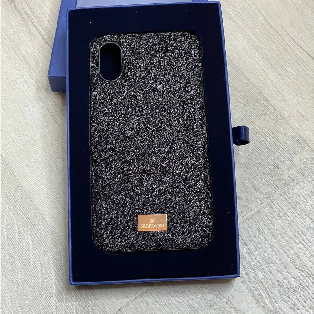 Swarovski  High Smartphone Case with Bumper iPhone X/XS Case in Black